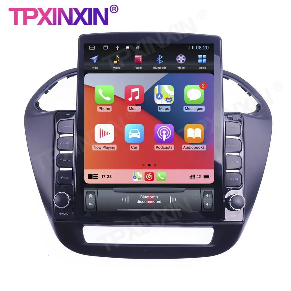 구매 타타 티아고 안드로이드 128G 무선 Carplay 스테레오 수신기 자동차 라디오 플레이어 라디오 IPS Dsp에 대한 테슬라 스타일 화면 자동차 라디오