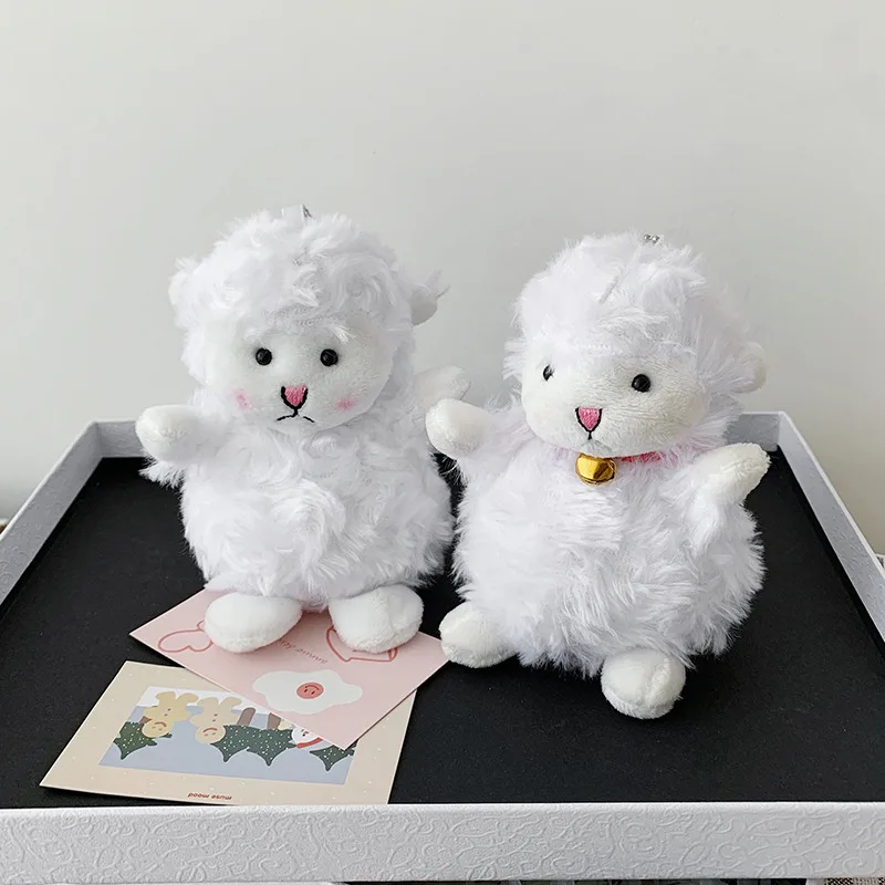 

2021 New Cute Sheep Plush Stuffed Toys Keychain Alpaca Llama Plush Dolls Animal Key Chain Plush Dolls Bag Keychains Kawaii Toys