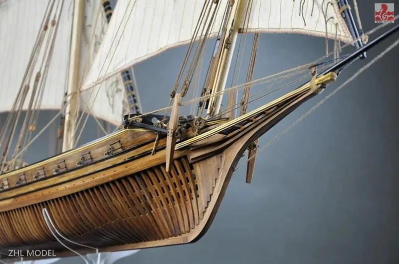 ZHL LE REQUIN 1750 (бренд: Luhaiqingkong) полный версии ребристый и подъемная лодка 1/48 47 6