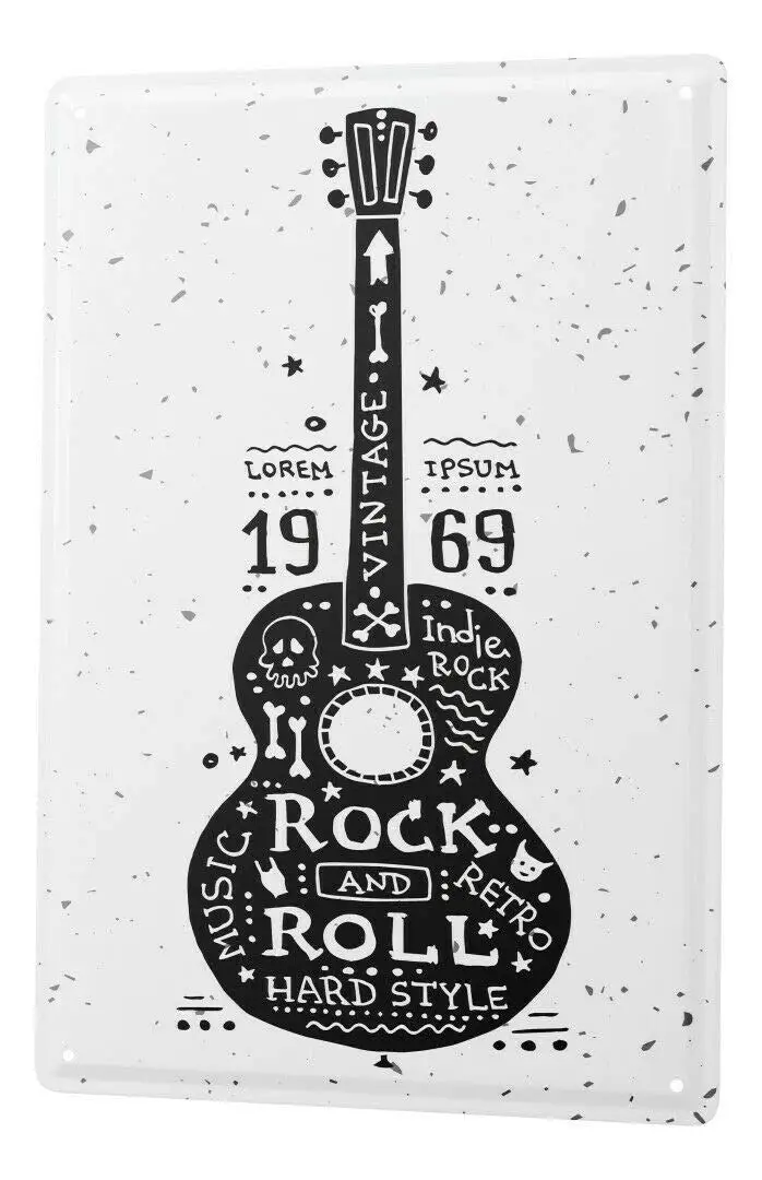 

Metal Sign Greenhouse Effect Nostalgic Rock Tin Sign Decoration Tavern Bar Dance Hall Wall Sign Concert Hall Decoration Plaque