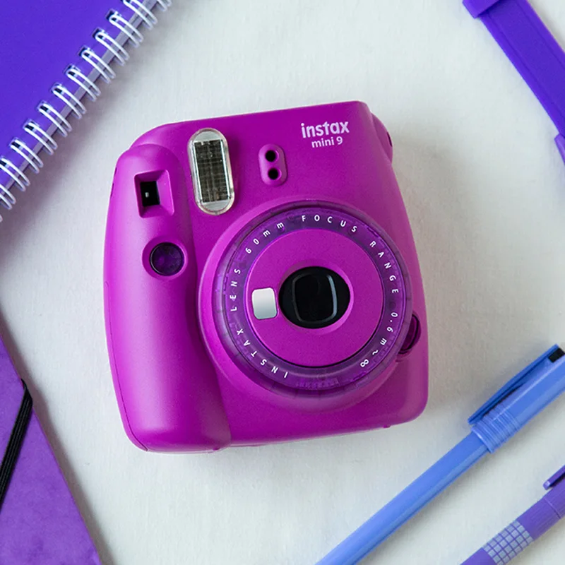 Fujifilm Instax Mini 9 Fuji мгновенная фотокамера с зеркальной пленкой для селфи камера фото