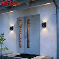 dlmh modern wall sconce outdoor led waterproof patio wall lamp creative decorative for garden porch balcony courtyard