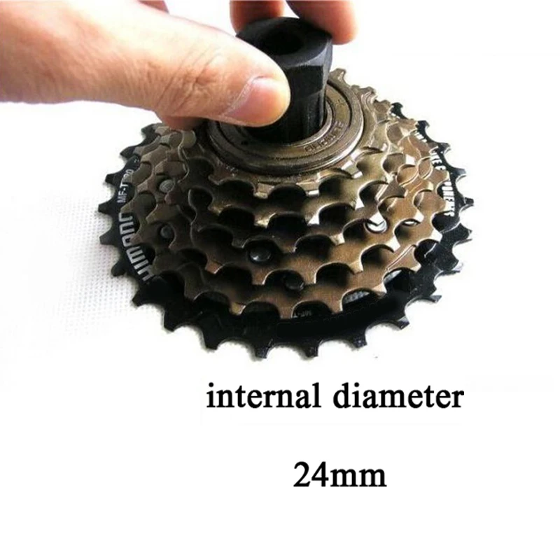 

Catazer MTB Bike Freewheel Flywheel Wrench Carbon Steel Cassette Remover Freewheel Sleeve Installation Disassemble Repair Tool