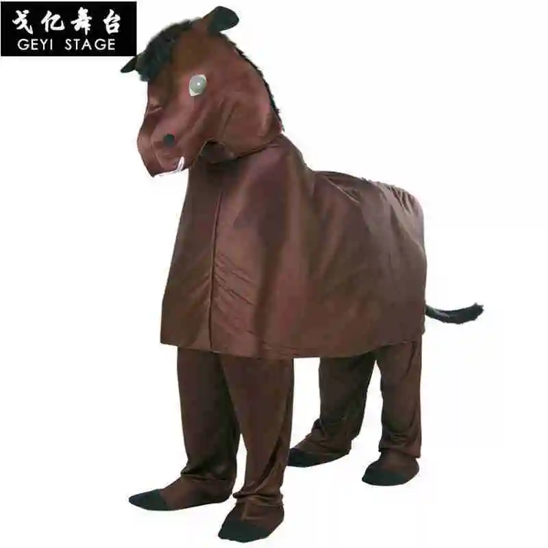 

Boy Girls Cartoon Animal Horse Cosplay Costume Children Jumpsuits Clothes Carnival Costumes Party Fancy Dress Supplies for adult