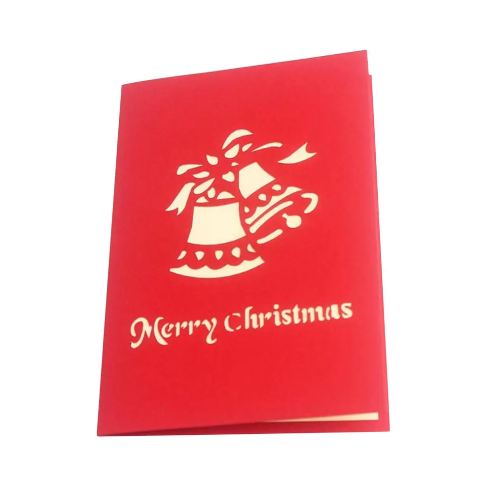 Полые резные 3D всплывающие праздничные поздравительные открытки Веселые