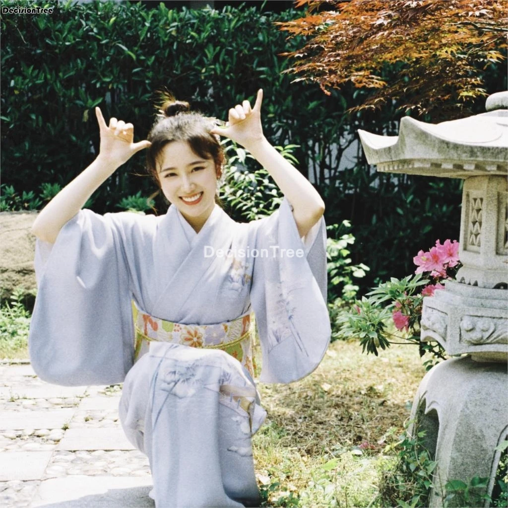 

2023 женское кимоно платье в японском стиле haori crane sakura yukata винтажные японские вечерние костюмы самурая для костюмированной вечеринки