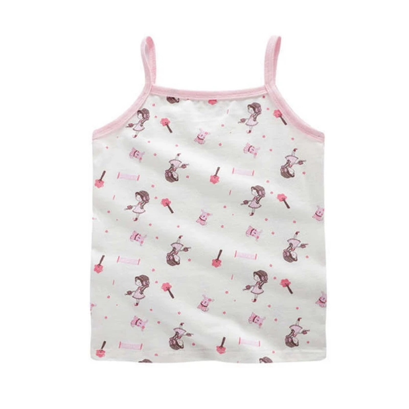Майка с цветочным принтом для девочек летняя коллекция 2020 года нижнее белье