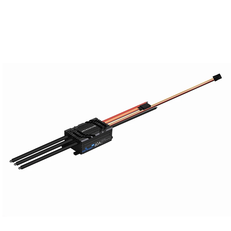 

Контроллер скорости FLYCOLOR Windragon ESC 2-6S, 60 А, поддержка Wi-Fi, программирование приложений для гоночного дрона