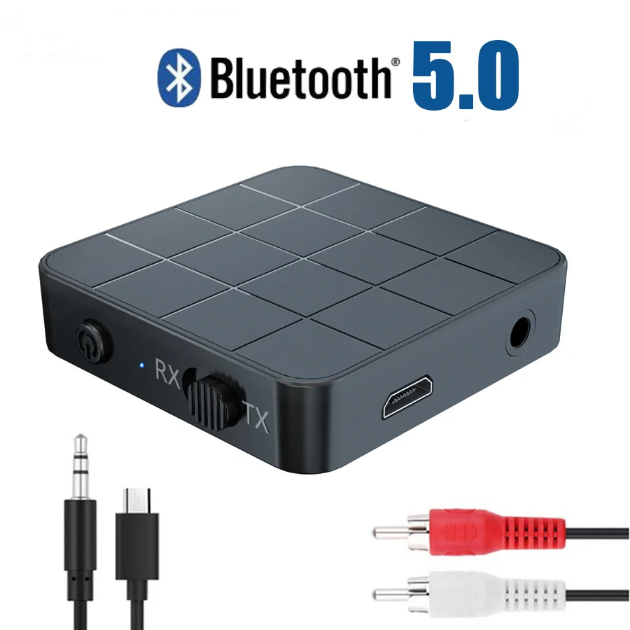 Bluetooth 5 0 аудио приемник передатчик 2 в 1 Мини 3 мм jack AUX Стерео музыка беспроводной