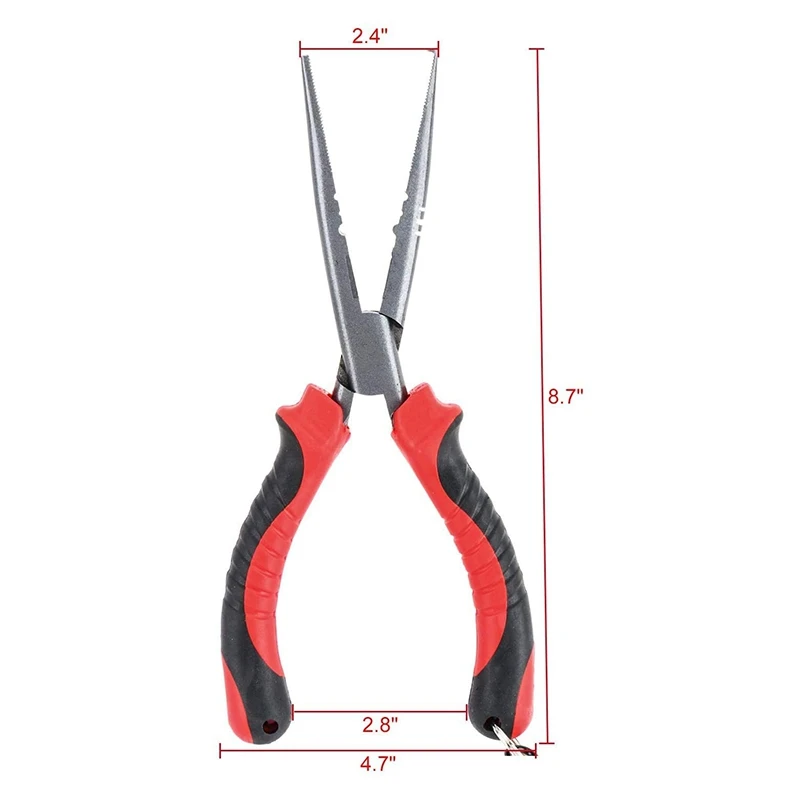

Fishing Tool Set with Floating Fish Gripper Fishing Tackle Lure Hook Remover Line Cutter Scissors Pliers Fish Gripper