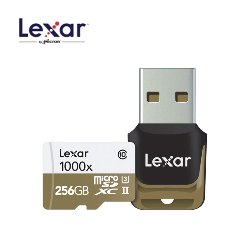 Новинка, Lexar 150 МБ/с./с, 1000x, Micro SD, 32 ГБ, класс 10, 64 ГБ, micro SDXC, 128 ГБ, tf карта памяти, считыватель UHS для дрона, спортивной видеокамеры - Емкость: 1000X 256GB