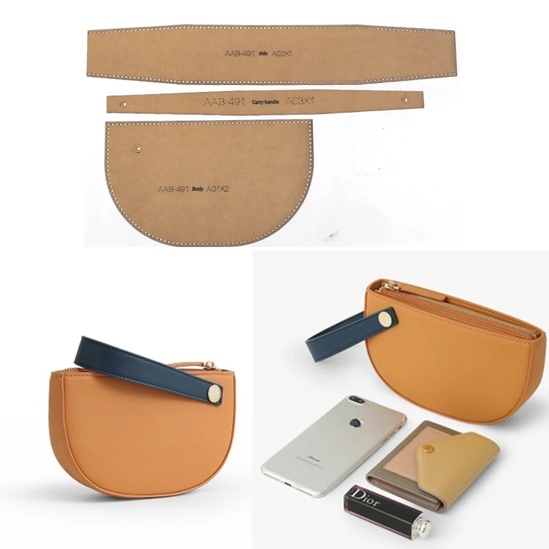 Сделай Сам кожаное ремесло шаблон для шитья из крафт бумаги простой ручной