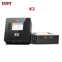 isdt k2 ac 200w dc 500w2 dual channel balance lipo discharger charger for lipo nimh pb battery rc fpv racing drone rc parts