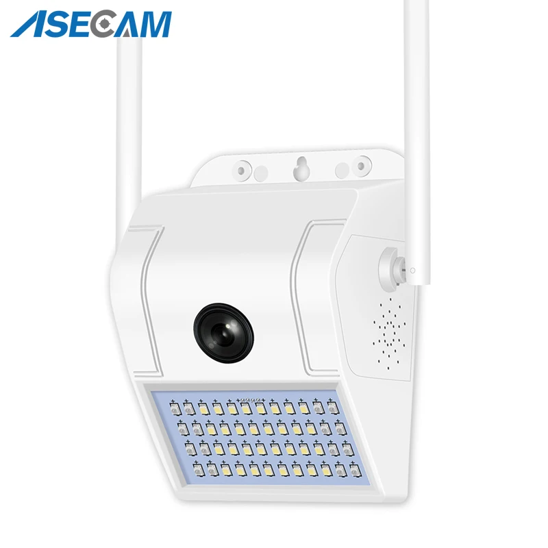 Беспроводная IP камера 1080P настенная уличная Лампа безопасности двухсторонний