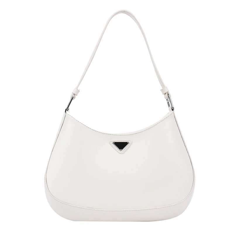 

Small PU Simple Leather Underarm Shoulder Bags for Women 2021 Summer Handbags Female Fashion Brand Travel