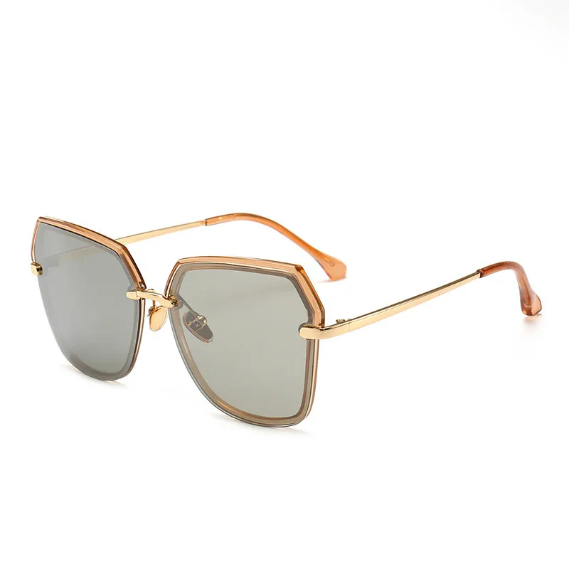 Женские квадратные солнцезащитные очки модные роскошные цветные