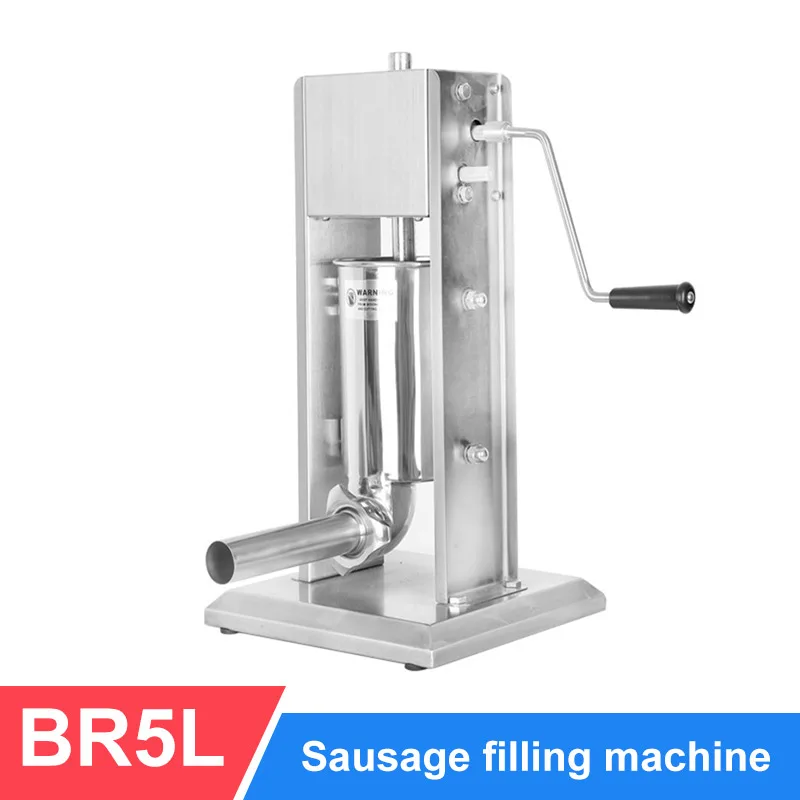 Ручная вертикальная машина для наполнения сосисок кухонный инструмент мяса 5