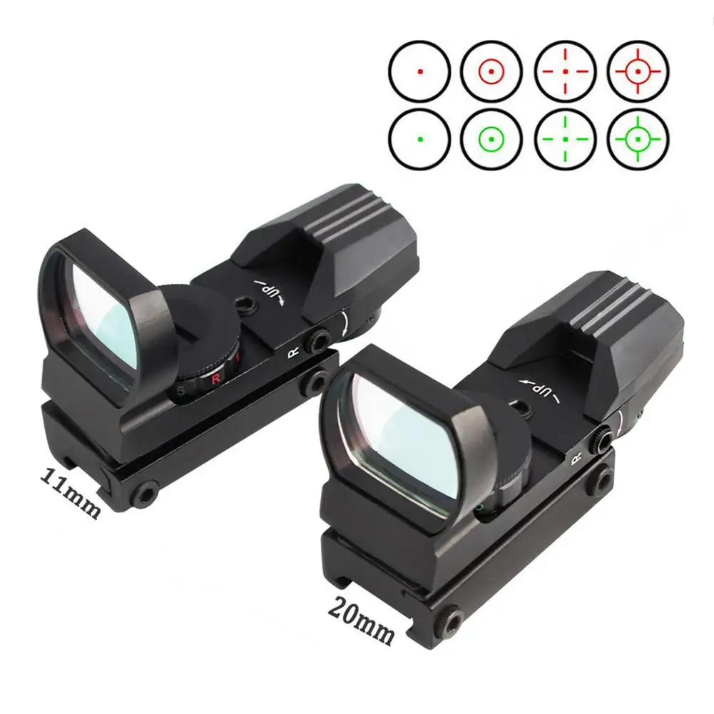 

Sight Scope Waterproof Shockproof Viewfinder Adjustable Inner Red Dot Silver Film Holographic Sight HD Drop Shipping