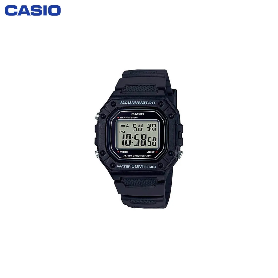 Кварцевые наручные часы Casio W 218H 1AVEF мужские электронные аксессуары на