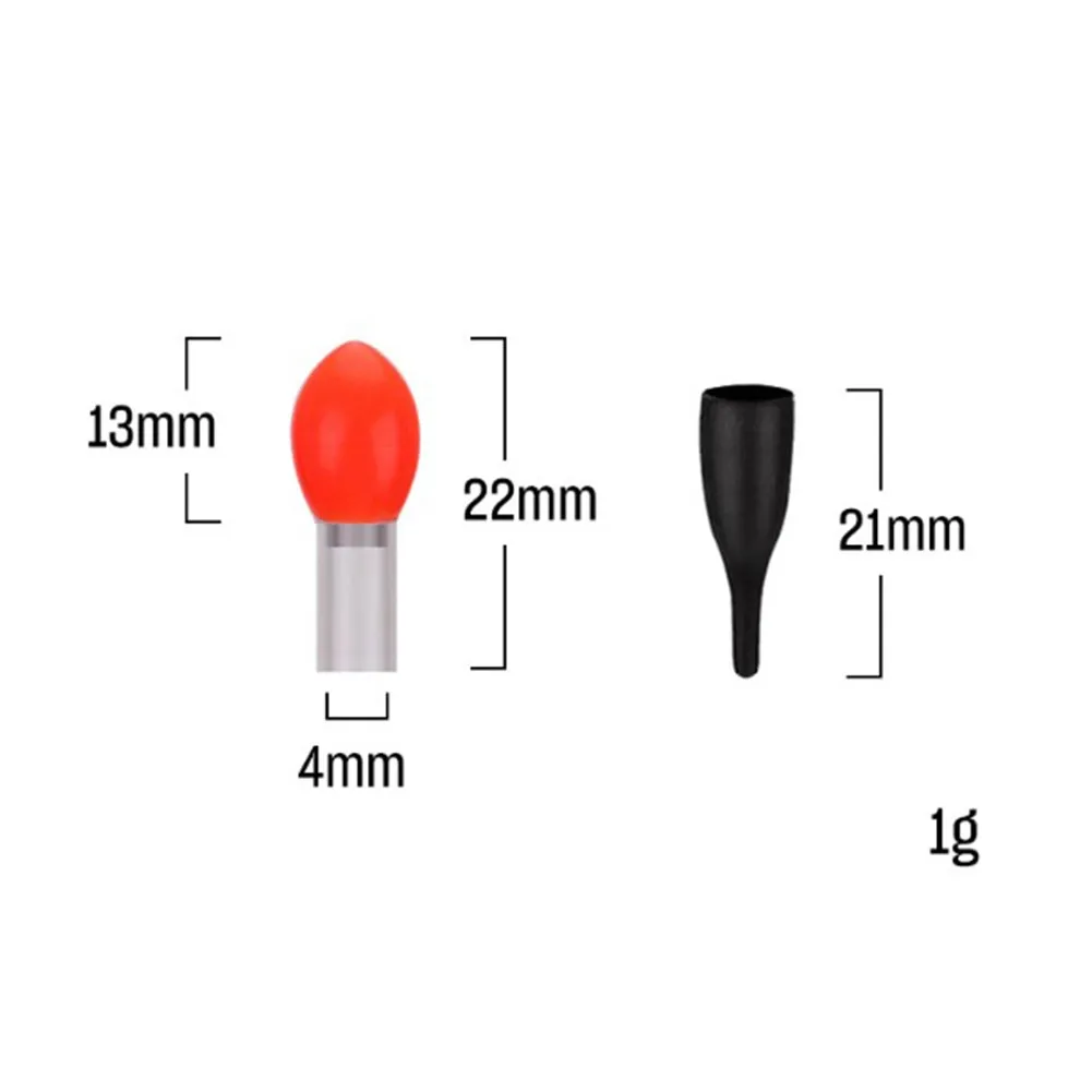 

2pcs Floating Tail Light Fish Float Taillight Sticks Lure Electronic LED Night Luminous Float Bobber Lights For Sea Rock Fishing