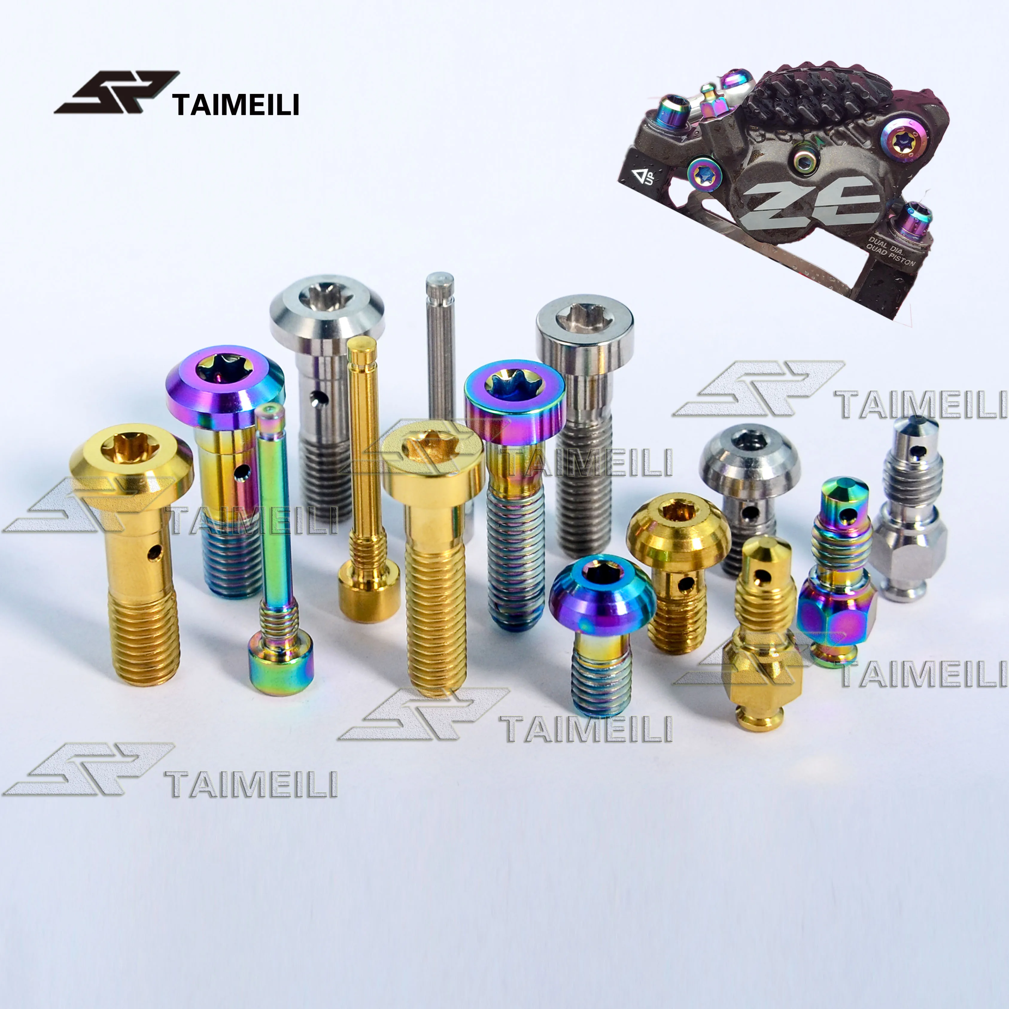 Винт из титанового сплава TAIMEILI SHIMANO M8020 Ремонтный винт для уровня тормоза|Дверные