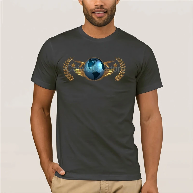Hot men's fun casual print T-shirt CS GO The Global Elite fashion summer t-shirt for women | Мужская одежда