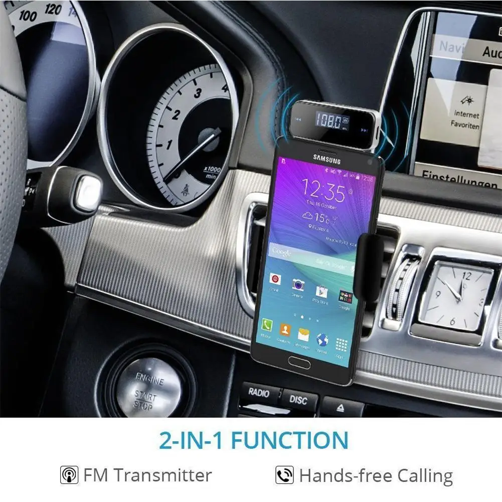 Автомобильный мини MP3 плеер FM передатчик 3 5 мм для универсального музыкального