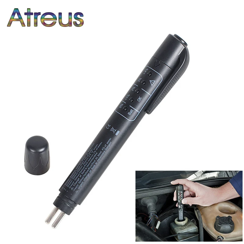 Тестер тормозной жидкости для VW Passat B6 B7 Polo Citroen C4 Audi A4 B8 B5 B9 A3 8P 8V 8L Q5 - Цена: 360,44 руб.