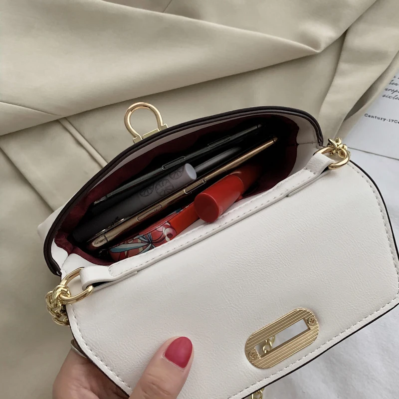 

Fashion All-match Single Shoulder Messenger Bags Women Fashion Chain Handbag Pu Leather Ladies Shoulder Bag Ladies Crossbody Bag