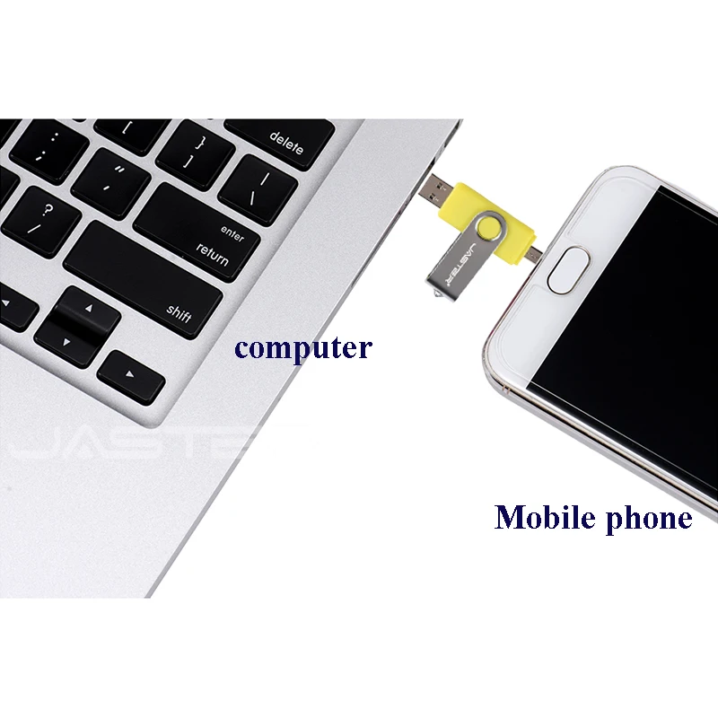 JASTER USB 2 0 Смартфон Android OTG флэш-накопитель Pen Drive для Android/ПК карта памяти 4 ГБ 8 16 32 64 128