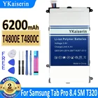 Аккумулятор ykaisin T4800E T4800C, 6200 мАч, аккумулятор для Samsung Galaxy Tab Pro 8,4 SM-T321 T325 T320 T321, батарея + номер отслеживания