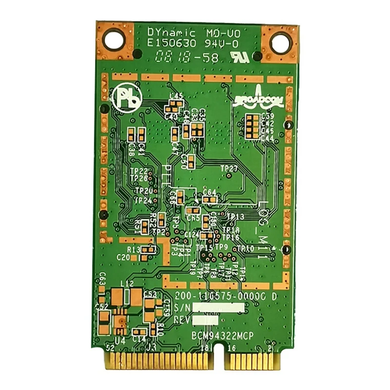 

BCM94322MC Wireless Network Card for 6930P 2530P 2730P 2.4G+5G 300M Dual-Band Built-in Wireless Network Card