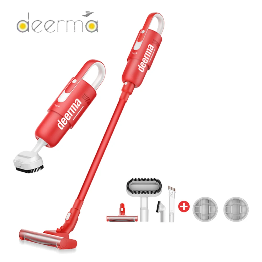 Горячая Deerma DEM VC21 ручной беспроводной пылесос Стик аспиратор уникальная красная версия домашний пылесборник машина для очистки