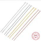 Серьги-гвоздики из серебра 925 пробы длиной 911, 5 см