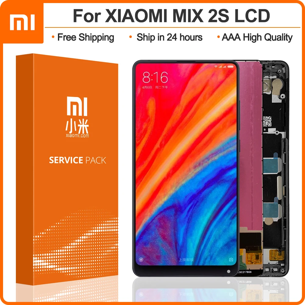 5 99 ''Оригинальный ЖК дисплей для Xiaomi Mi Mix 2S 10 сенсорная панель XiaoMI Mix2S