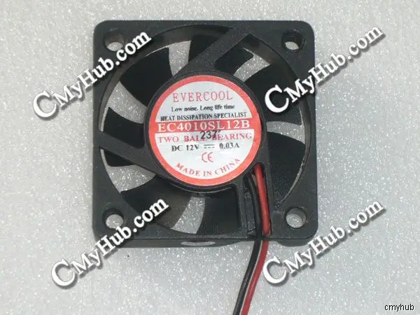Вентилятор охлаждения для EVERCOOL EC4010SL12B EC4010L12B постоянный ток 12 В 0 03a 4010 дюйма 4 см 40