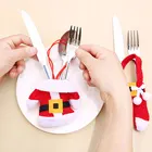 2022 Рождественская вешалка для одежды и столовых приборов, сумка для столовых приборов, рождественское и Рождественское украшение, украшение для семейного стола, Новогодний подарок