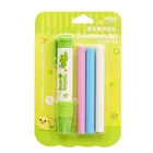 Резиновая ручка с одним нажатием + 3 нажатия на резиновый сердечник для рисования, резиновый ластик для письма, сменные принадлежности для рисования, школьные принадлежности