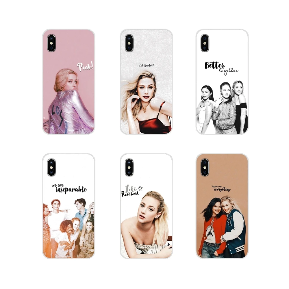 Сумки из натуральной кожи Lili Рейнхарт ривердейл для Apple iPhone X XR XS 11 12Pro MAX 4S 5S 5C SE 2020 6S