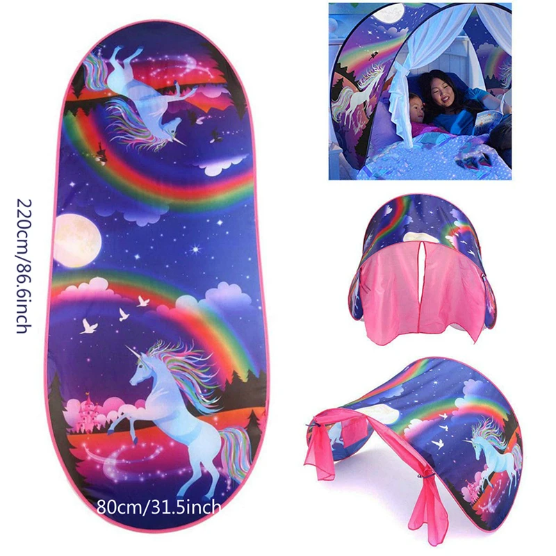 

Children's Starry Dream bed tent Children's Bed Folding Light-blocking Tent Indoor Bed Mosquito Net bed canopy baby room decor