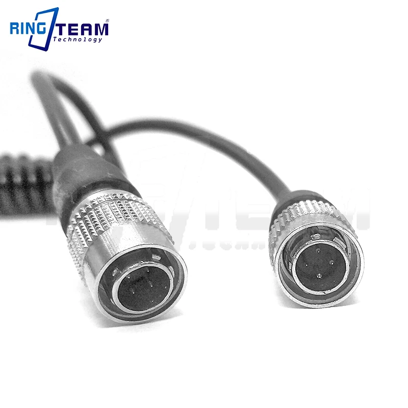 安い 10個スパイラルコイル状電源ケーブルdタップsplite時間に広瀬4ピンオスコネクタズームF8 F4音響機器デバイス