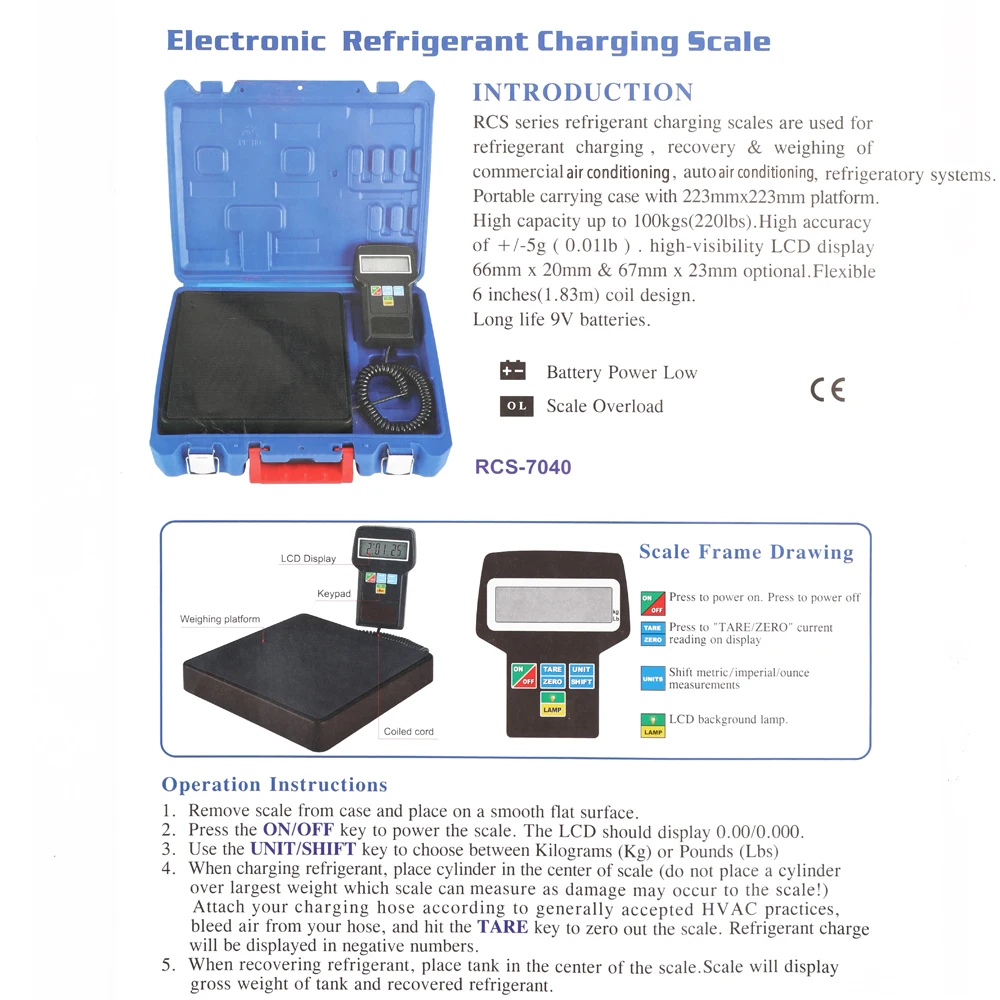 Электронные весы 100 кг Хладагент Зарядка цифровые Высокая точность для
