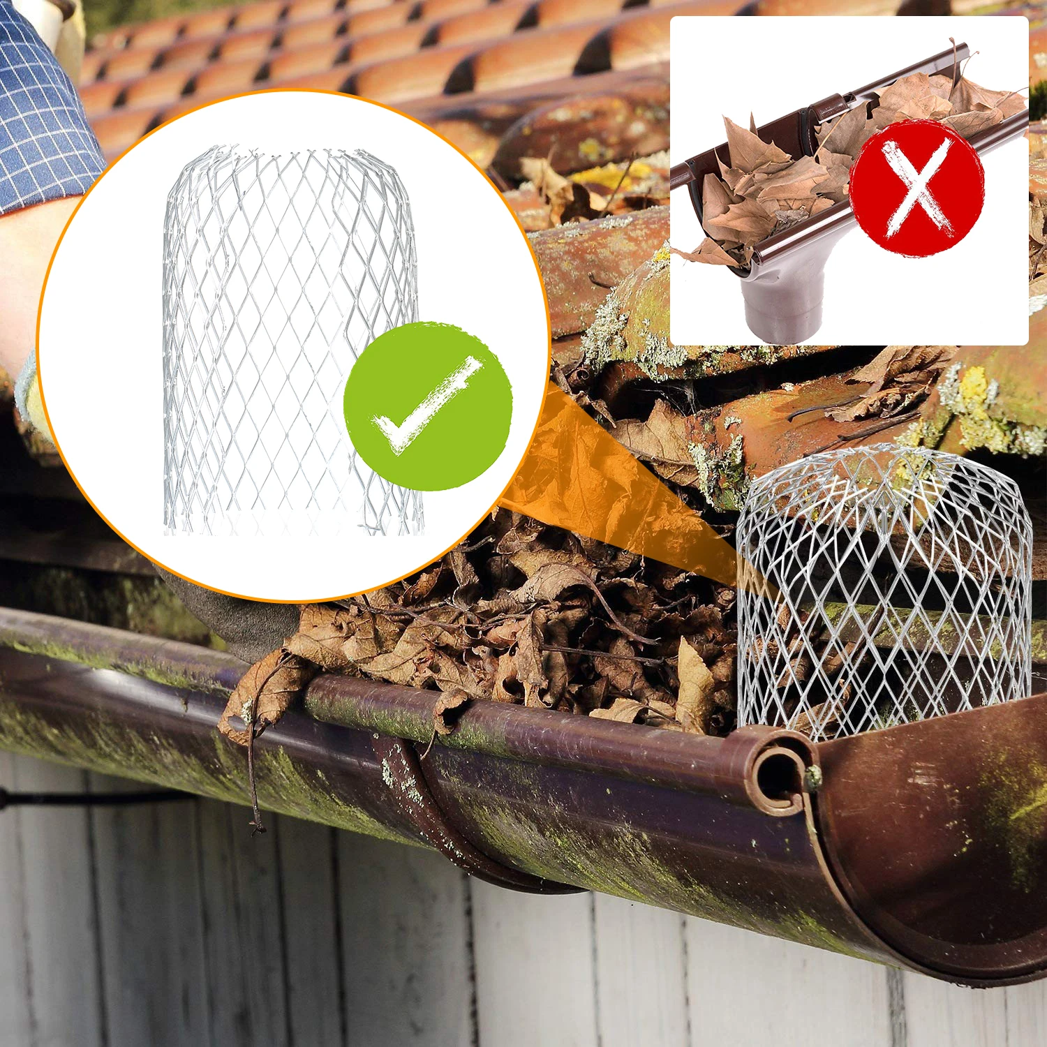 4 шт. водосточная труба раковина защитное кольцо Нержавеющая сталь фильтр Экран