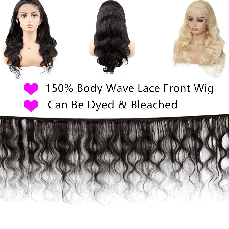 MIHAIR 13*4 кружевные передние средний коэффициент человеческих волос парики для женщин Малайзия Remy объемные волнистые кружевные парики с детскими волосами 150% предварительно выщипанные