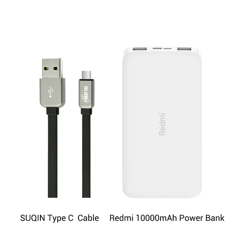 Add Type C Cable Внешний аккумулятор Redmi 10000 мАч - Цвет: Add Type C Cable
