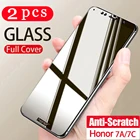 Закаленное стекло для huawei p smart plus 2018, 2 шт., защитная пленка для экрана телефона honor 7 7x7s 7c 7a pro