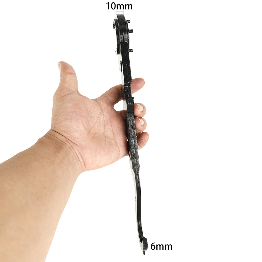 

ohhunt AR15 Combo Wrench Tool Castle Nut Wrench Barrel Nut Wrench Buttstock Tube Tool Muzzle Brake Flash Hider Handguard Tool