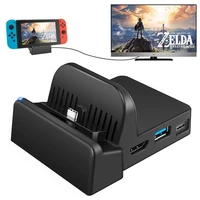 support switch tv mode portable dock stand for nintendo switch table charger docking station for nintendo switch ns 4k tv charge