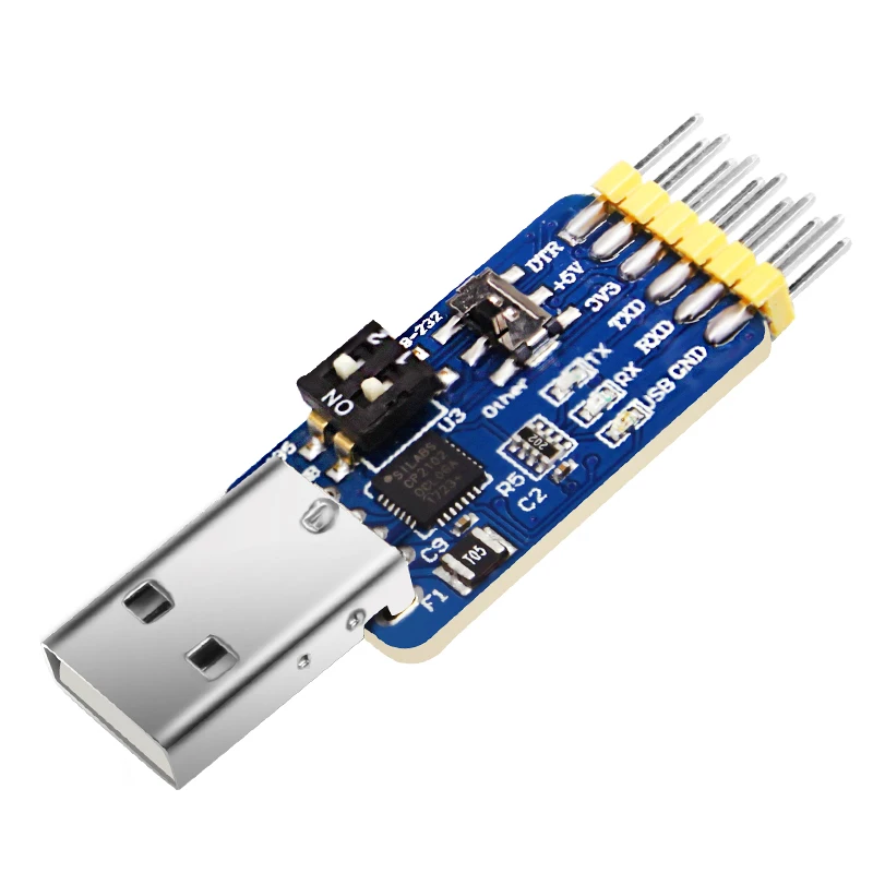 

Многофункциональный к последовательному порту модуль USB к UART CP2102 CH340 TTL 485 232 CAN