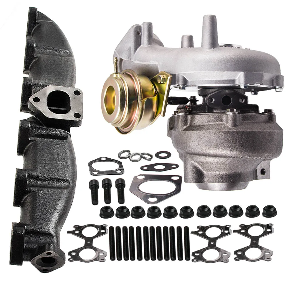 Выпускной коллектор и TTurbo для BMW e53 3.0D E53 160kw 753392-1 7791046M09 M57N турбокомпрессор